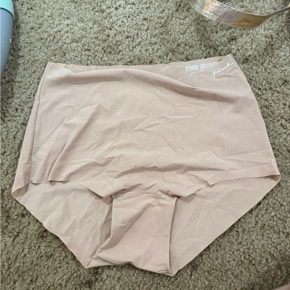 PINK Victoria's Secret Seamless Tan Underwear